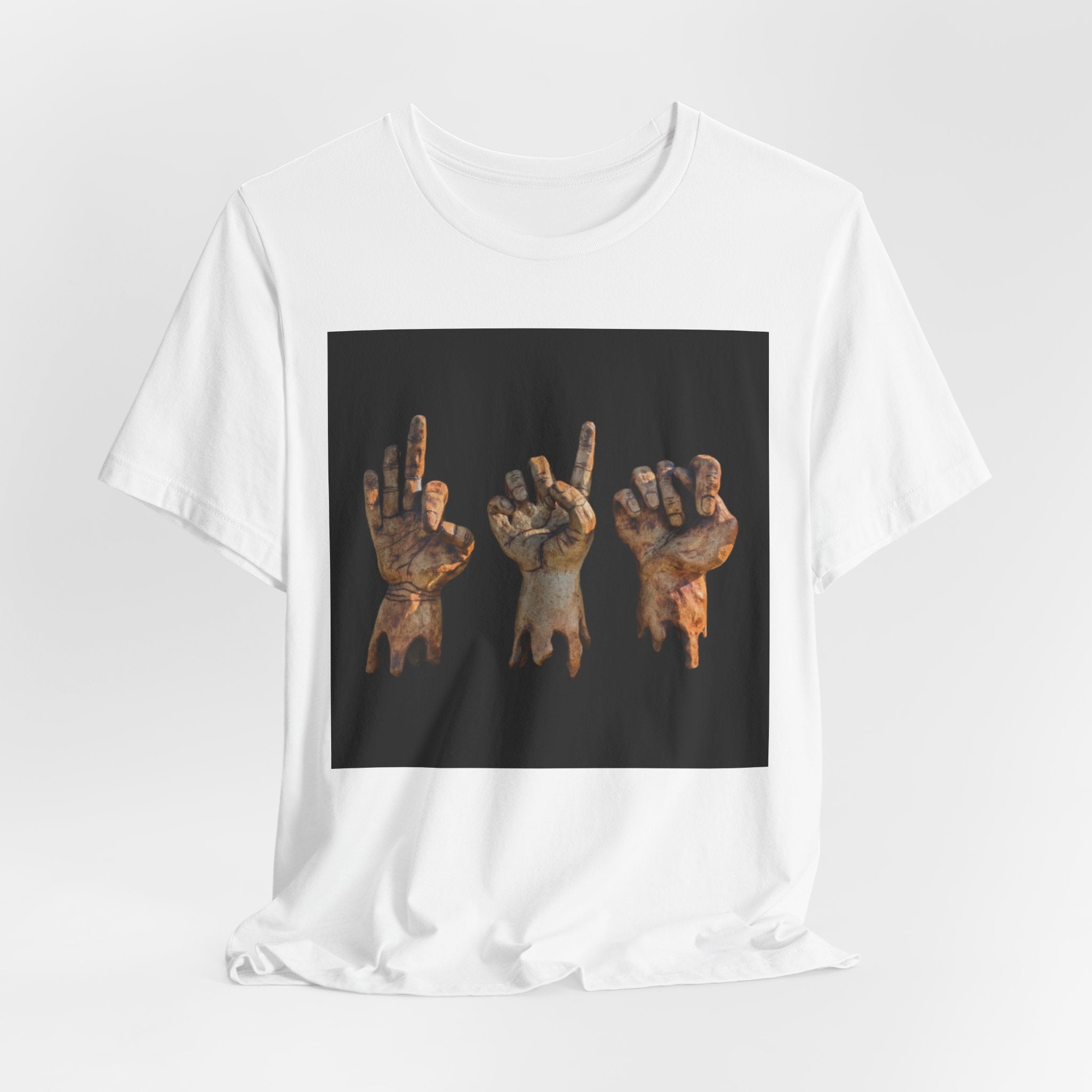 FDT ASL Hands Graphic Tee — No Words Needed Designed by Artist Ngan Ho